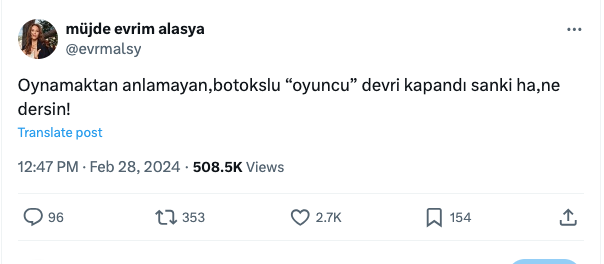 evrim alasya nin botokslu oyuncu devri kapandi sozleri gundem oldu